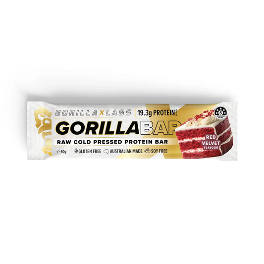Gorilla X Labs 60g Gorilla Bar Red Velvet - 12 Pack