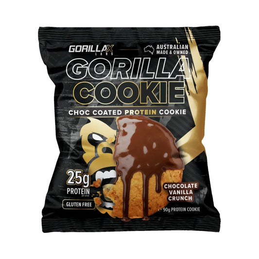 Gorilla X Labs Protein Cookie Choc Vanilla Crunch - 12 Pack
