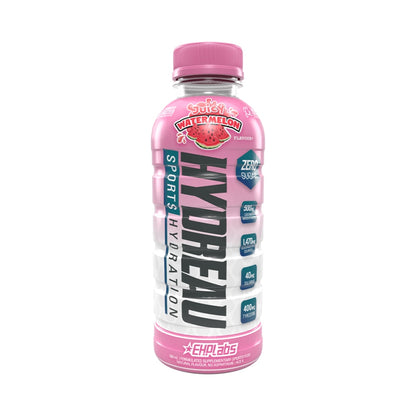 HYDREAU Sports Hydration RTD 500ml Juicy Watermelon - 12 Pack