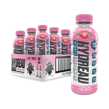 HYDREAU Sports Hydration RTD 500ml Juicy Watermelon - 12 Pack