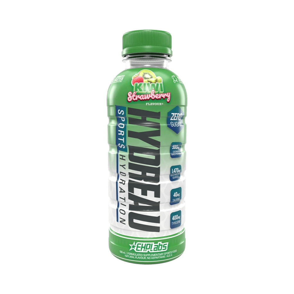 HYDREAU Sports Hydration RTD 500ml Kiwi Strawberry - 12 Pack