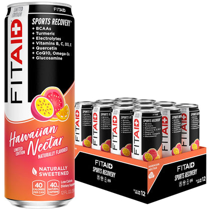 FITAID Recover 355ml Hawaiian Nectar - 12 Pack