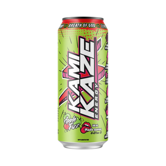 Kamikaze Energy Pre-Workout RTD 500ml Apple Fizz