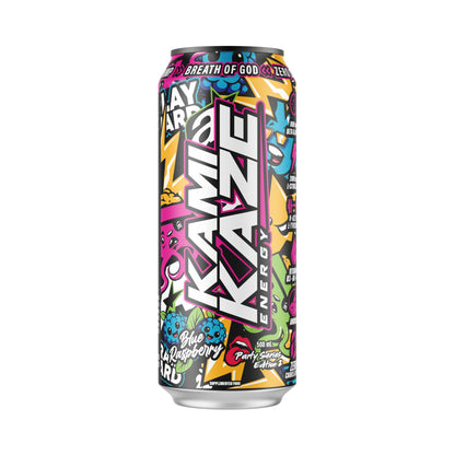 Kamikaze Energy Pre-Workout RTD 500ml Blue Raspberry