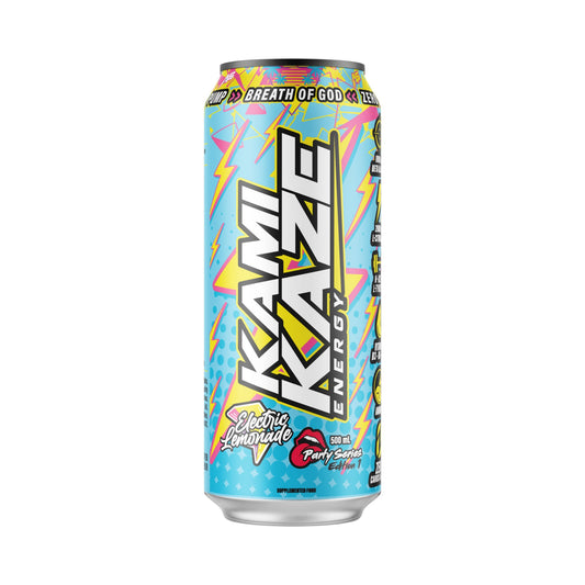 Kamikaze Energy Pre-Workout RTD 500ml Electric Lemonade