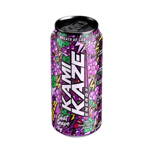 Kamikaze Energy RTD 500ml Goat Grape - 12 Pack