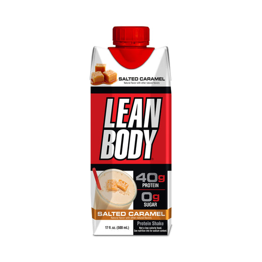 Lean Body 40g Protein RTD 500ml Salted Caramel - 12 Pack