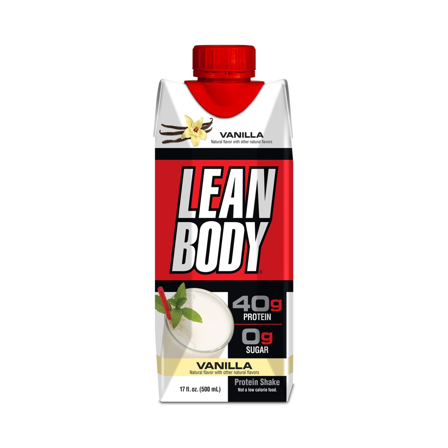 Lean Body 40g Protein RTD 500ml Vanilla - 12 Pack