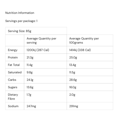 NEW EQ Lean Protein Cookie 85g White Choc Caramel Fudge - 12 Pack