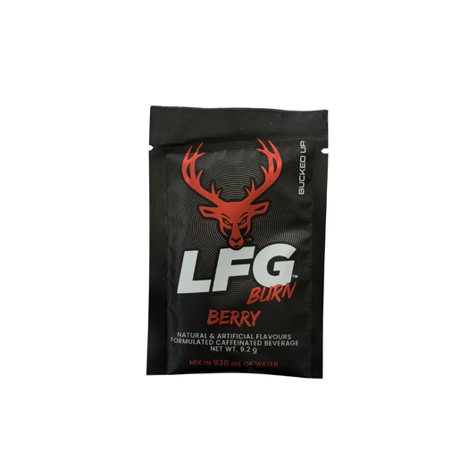 Bucked Up LFG Burn Thermogenic Pre-workout sachet - Berry - 10 pack
