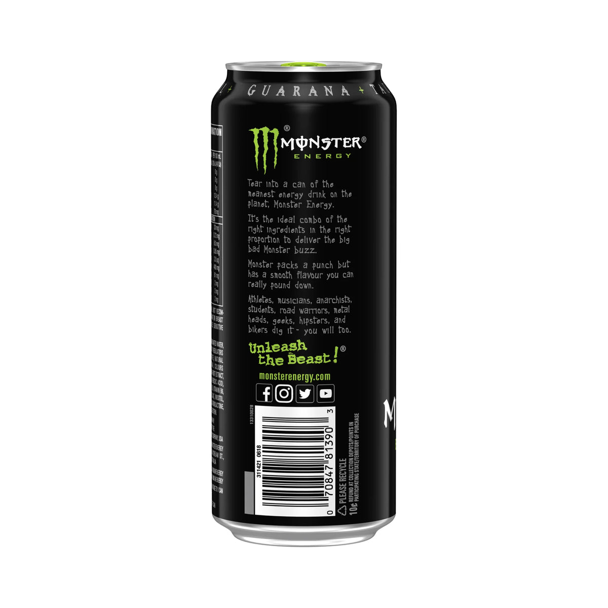 Monster Energy Original 500ml Green - 24 Pack