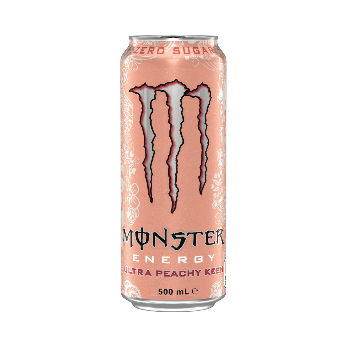 Monster Energy Zero Ultra 500ml Peachy Keen - 24 Pack