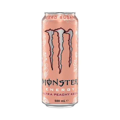 Monster Energy Zero Ultra 500ml Peachy Keen - 24 Pack
