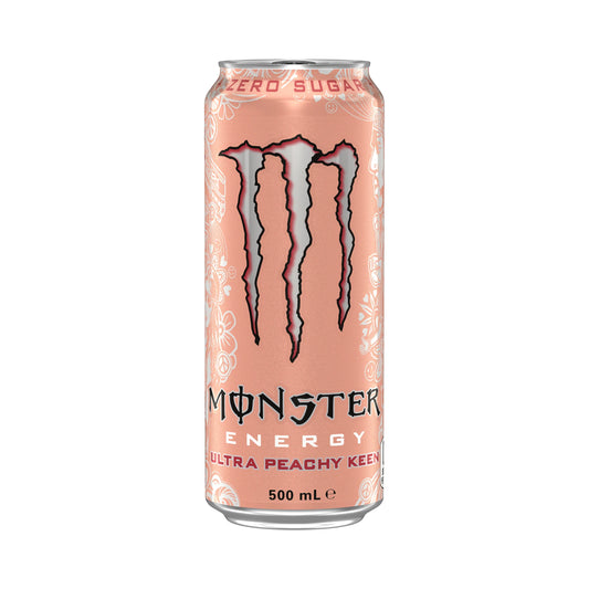 Monster Energy Zero Ultra 500ml Peachy Keen - 24 Pack