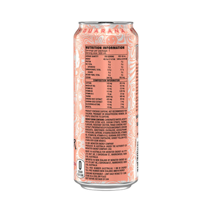 Monster Energy Zero Ultra 500ml Peachy Keen - 24 Pack