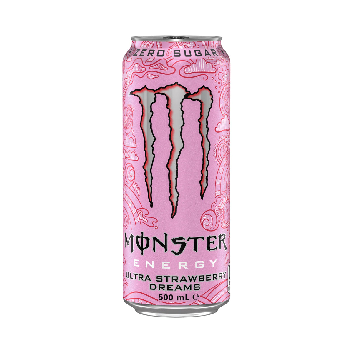 Monster Energy Zero Ultra 500ml Strawberry Dreams - 24 Pack