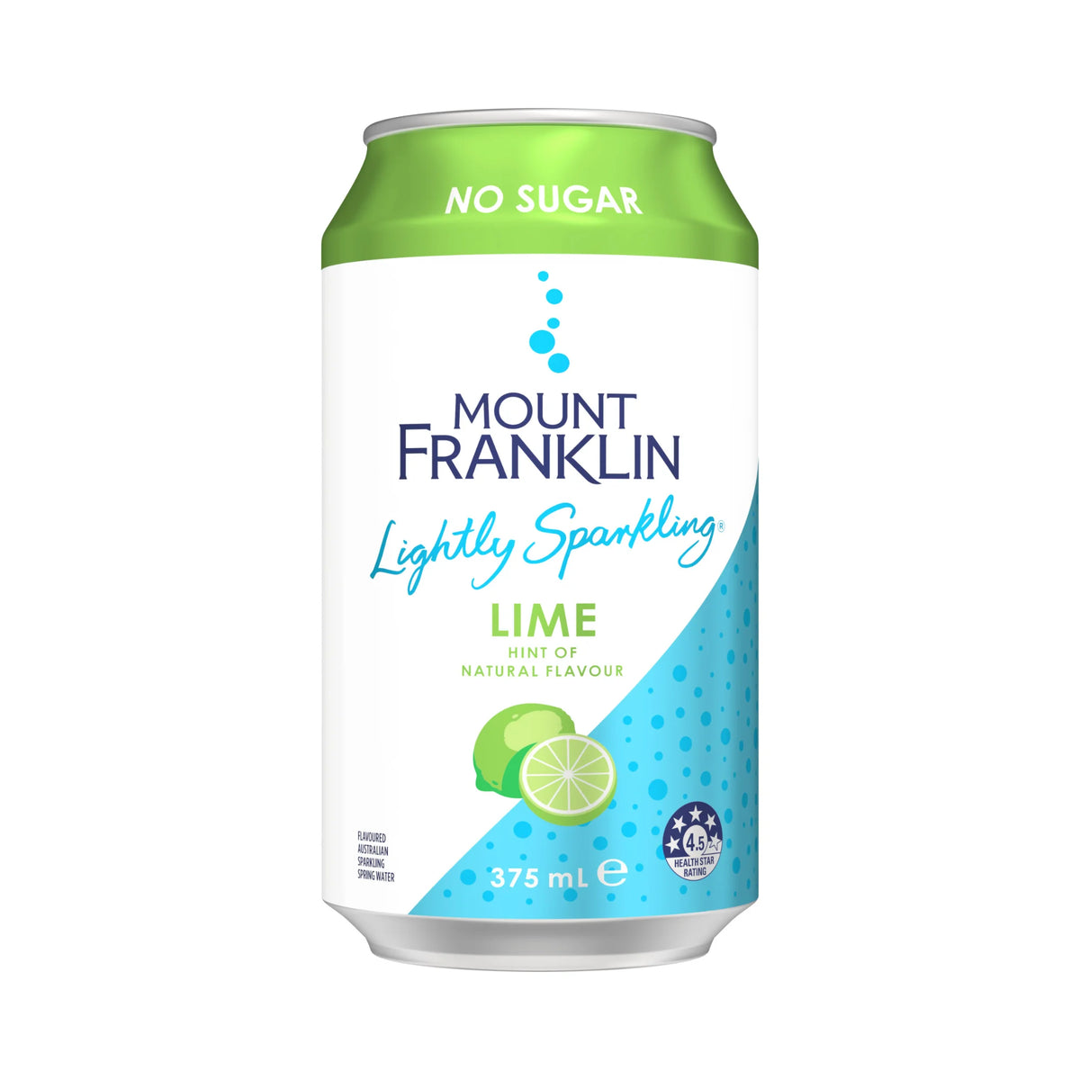 Mount Franklin Lightly Sparkling Water 375ml - 20 Pack