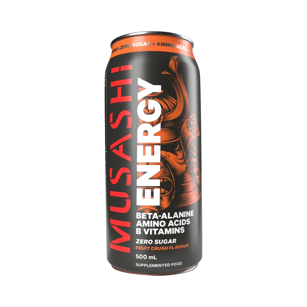 Musashi Energy Drink 500ml Fruit Crush - 12 Pack