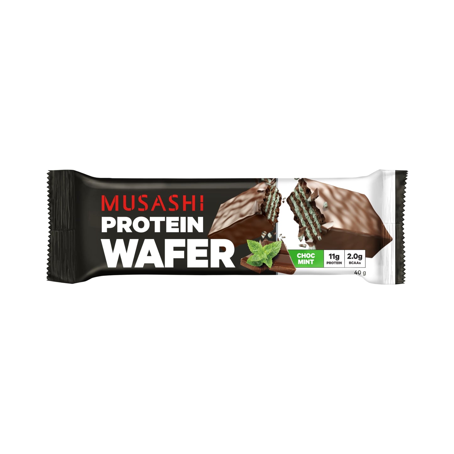 Musashi Wafer Bar 40g 12 Pack