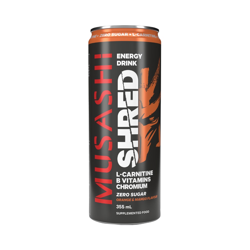 Musashi Shred Energy Drink 355ml 12 Pack