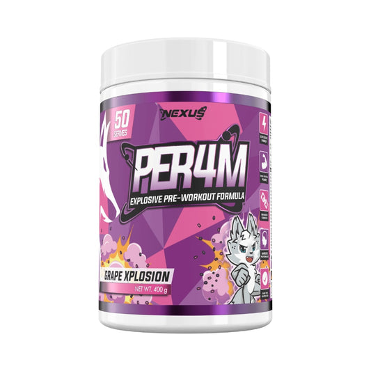 NEXUS Perf4m Pre Workout 50 serve Grape