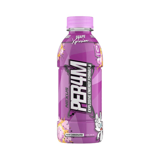 NEXUS Per4m Pre-Workout RTD 500ml Grape Xplosion - 12 Pack
