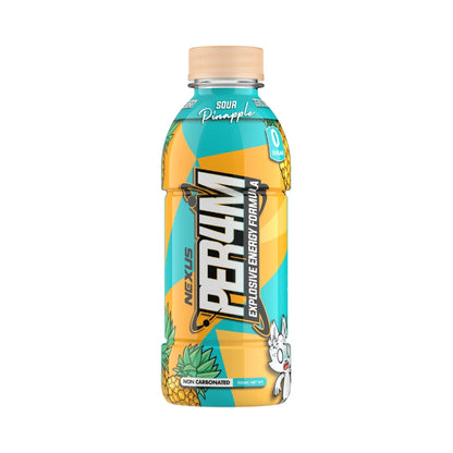 NEXUS Per4m Pre-Workout RTD 500ml Sour Pineapple - 12 Pack
