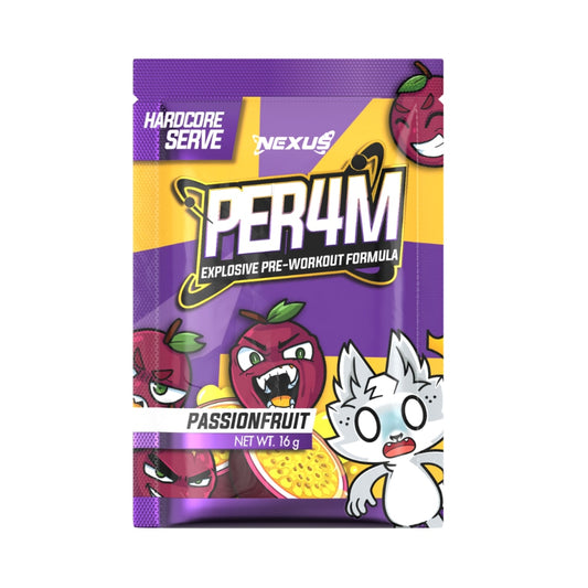 NEXUS Per4m Pre-workout Sachet Passionfruit Slice - 10 Pack