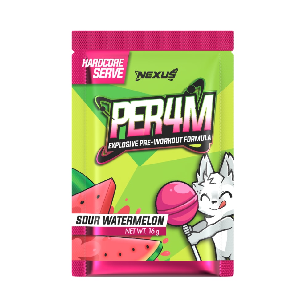 NEXUS Per4m Pre-workout Sachet - Sour Watermelon - 10 Pack