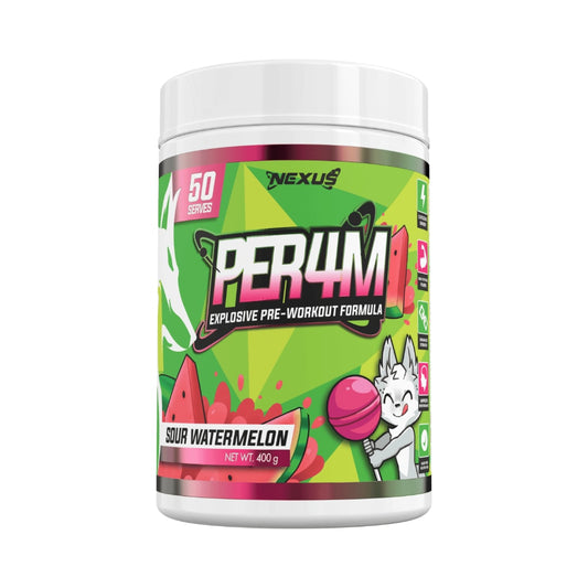 NEXUS Perf4m Pre Workout 50 serve Sour Watermelon