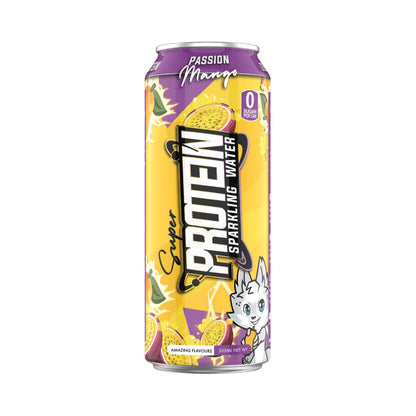 NEXUS Super Protein Sparkling Water 355ml Passion Mango - 12 Pack