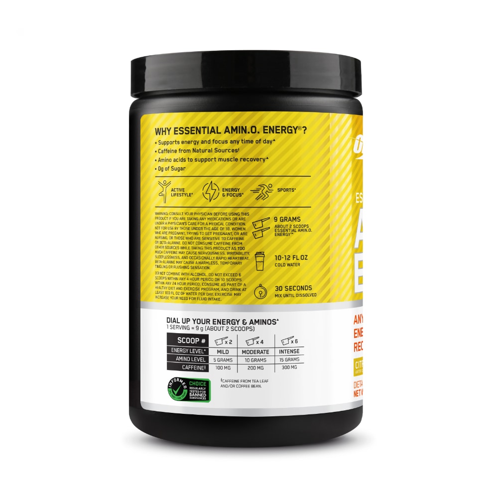 ON AMIN.O. Energy 30 Serve - Citrus Spritz