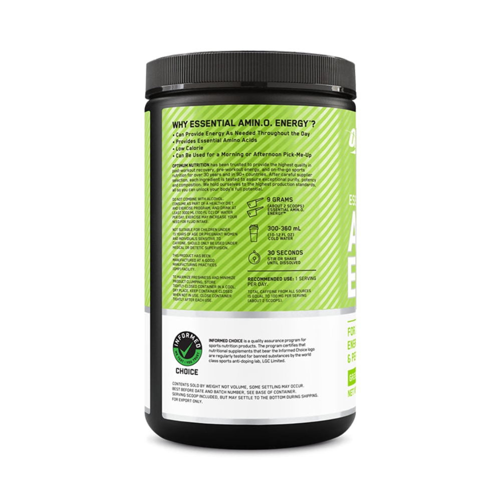 ON AMIN.O. Energy 30 Serve - Green Apple