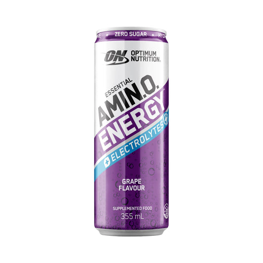 ON Amino Energy Sparkling Energy Drink 355ml Grape Front