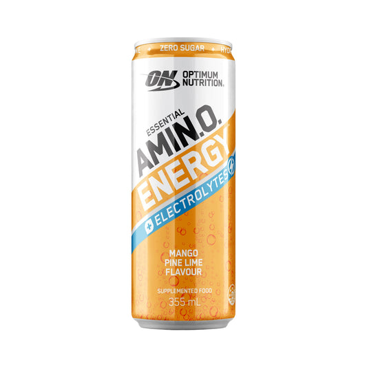 ON Amino Energy Sparkling Energy Drink 355ml Mango Pinelime Front