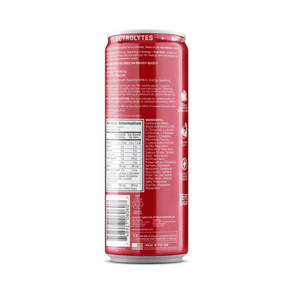 ON Amino Energy Sparkling Energy Drink 355ml Strawberry Back