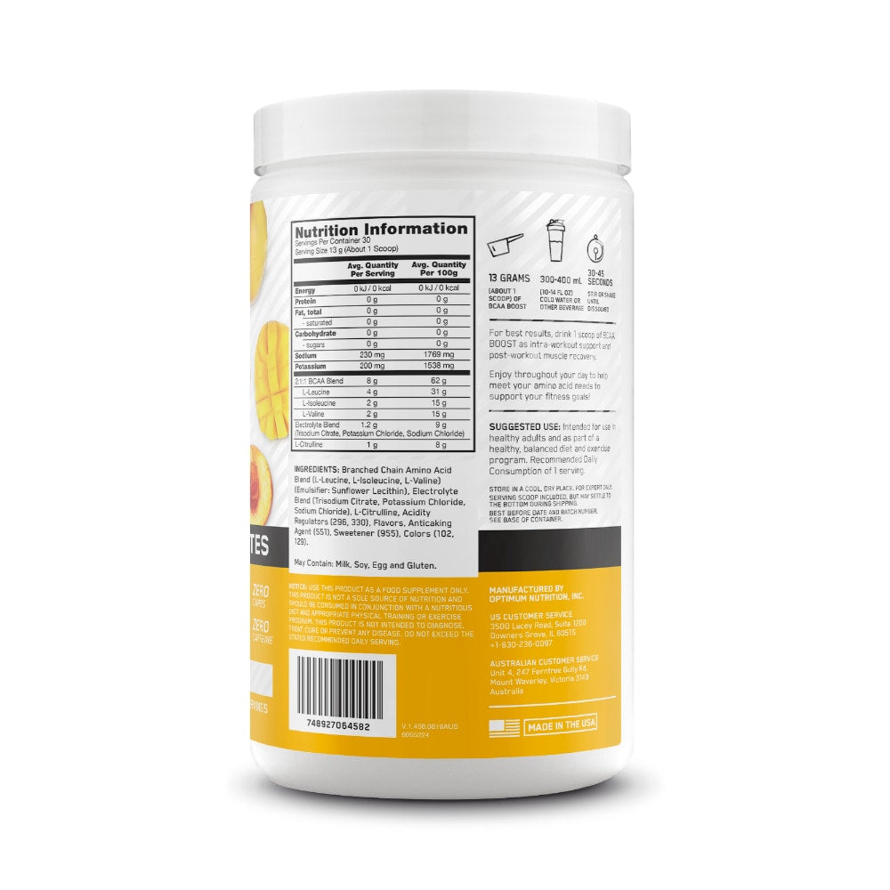 ON BCAA Boost 30 Serve Mango Peach Wave