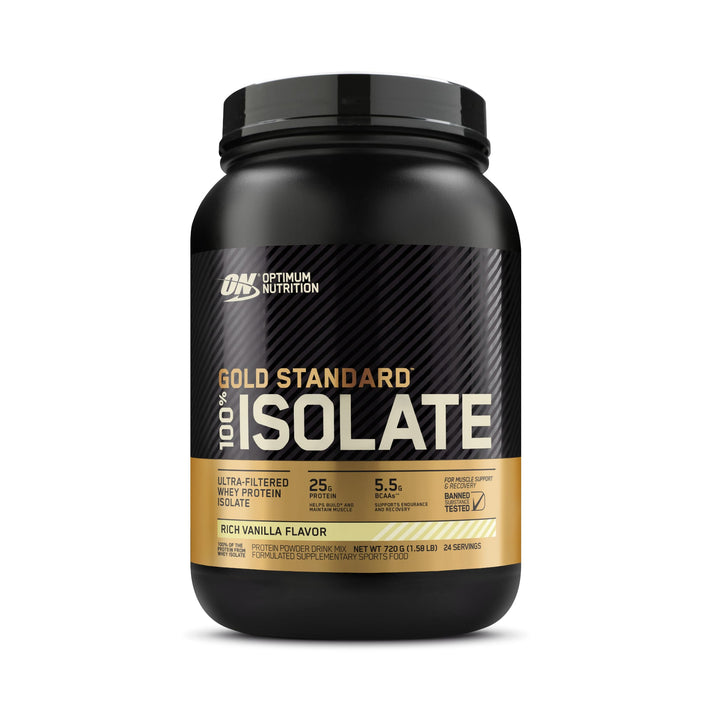 ON Gold Standard 100% Isolate 720g - Vanilla – Fitness Vending