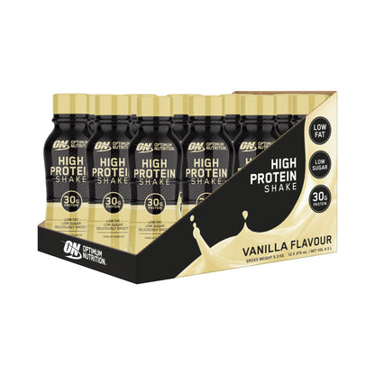 ON High Protein Shake 30g - 375ml Vanilla - 12 Pack