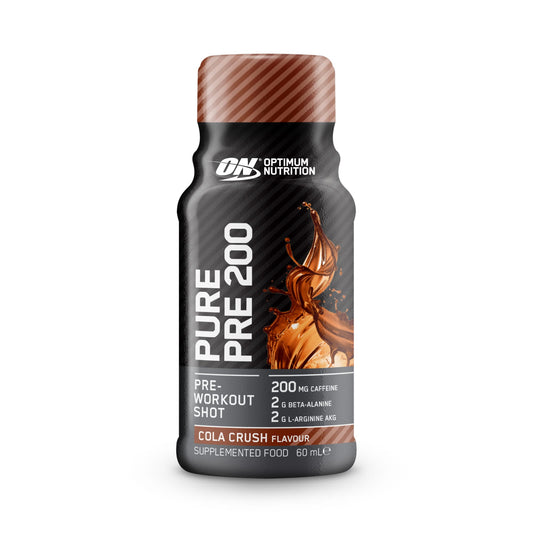 ON Pure Pre 200 Pre-Workout Shot - Cola - 12 Pack