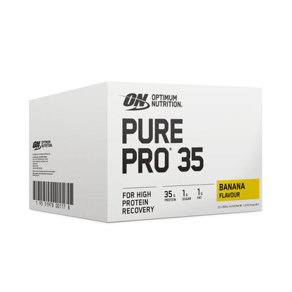 ON Pure Pro 35g Protein Shake 355ml Banana - 12 Pack