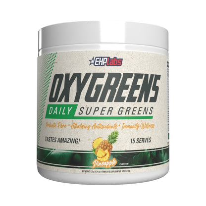 EHP Labs Oxygreens Daily Greens powder 15 serve Pineapple