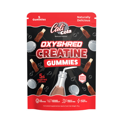 Oxyshred Creatine Gummies 15g sachet - Cali Cola - 15 pack