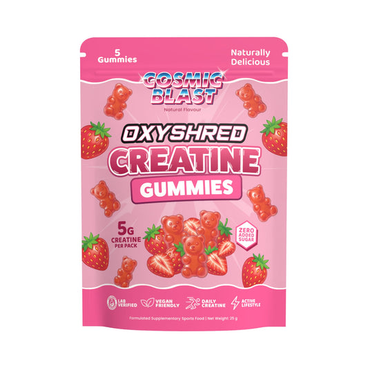 Oxyshred Creatine Gummies 15g sachet - Cosmic Blast - 15 pack