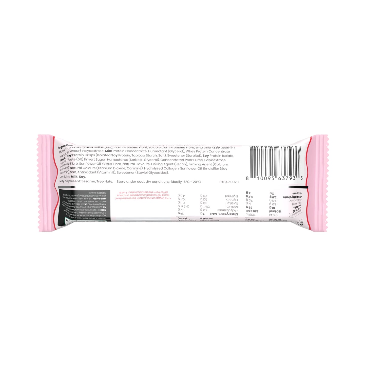 Oxyshred Lean Protein Bar 50g Strawberries & Cream - 12Pack