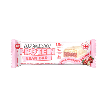 Oxyshred Lean Protein Bar 50g Strawberries & Cream - 12Pack
