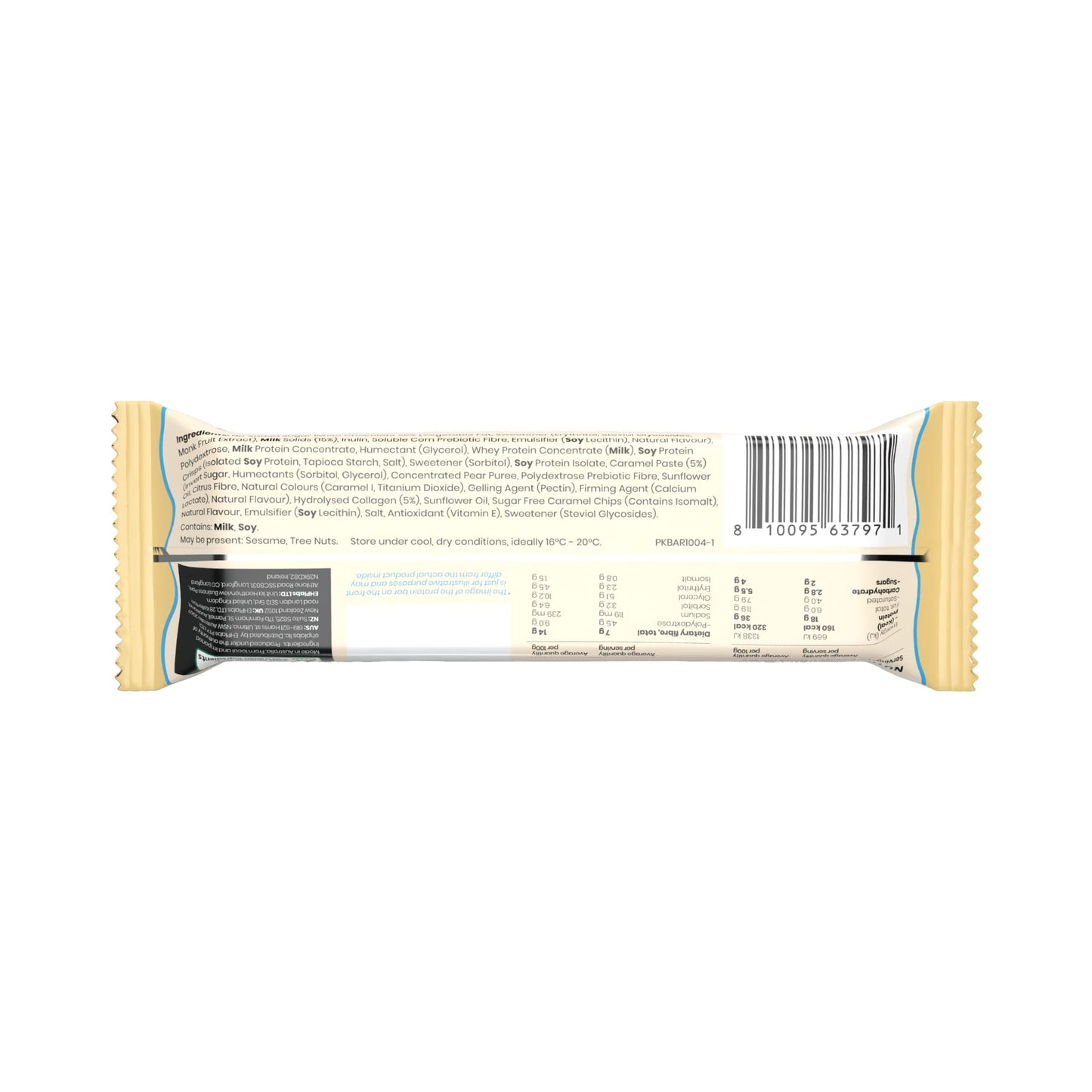 Oxyshred Lean Protein Bar 50g White Choc Caramel - 12Pack