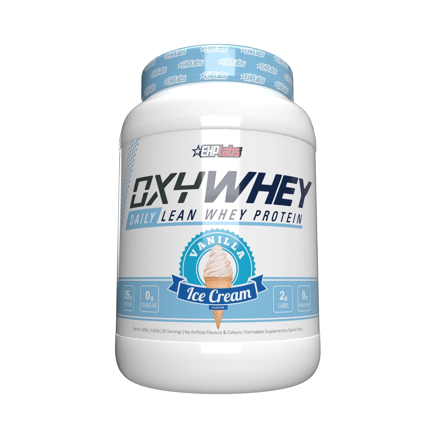 EHP Labs Oxywhey 2lb Lean Whey Protein Vanilla Ice Cream - 25 serve