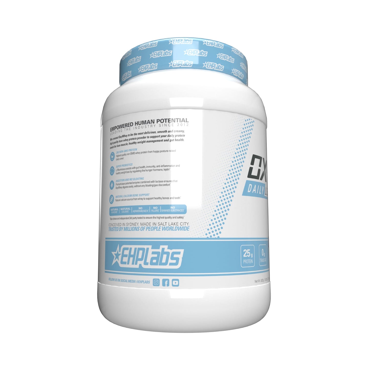 EHP Labs Oxywhey 2lb Lean Whey Protein Vanilla Ice Cream - 25 serve