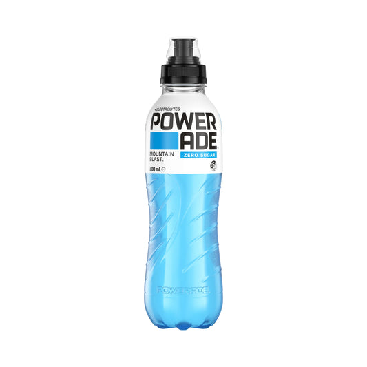 Powerade Zero 600ml Flo Mountain Blast - 12 Pack